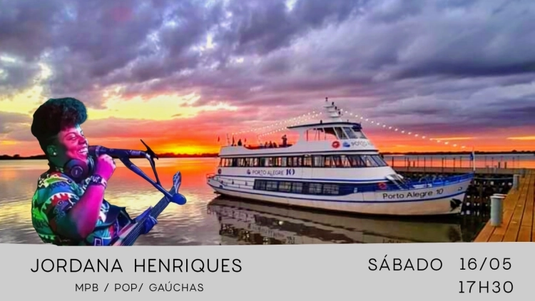  Happy Hour com m&uacute;sica ao vivo - Passeio de Barco em Porto Alegre